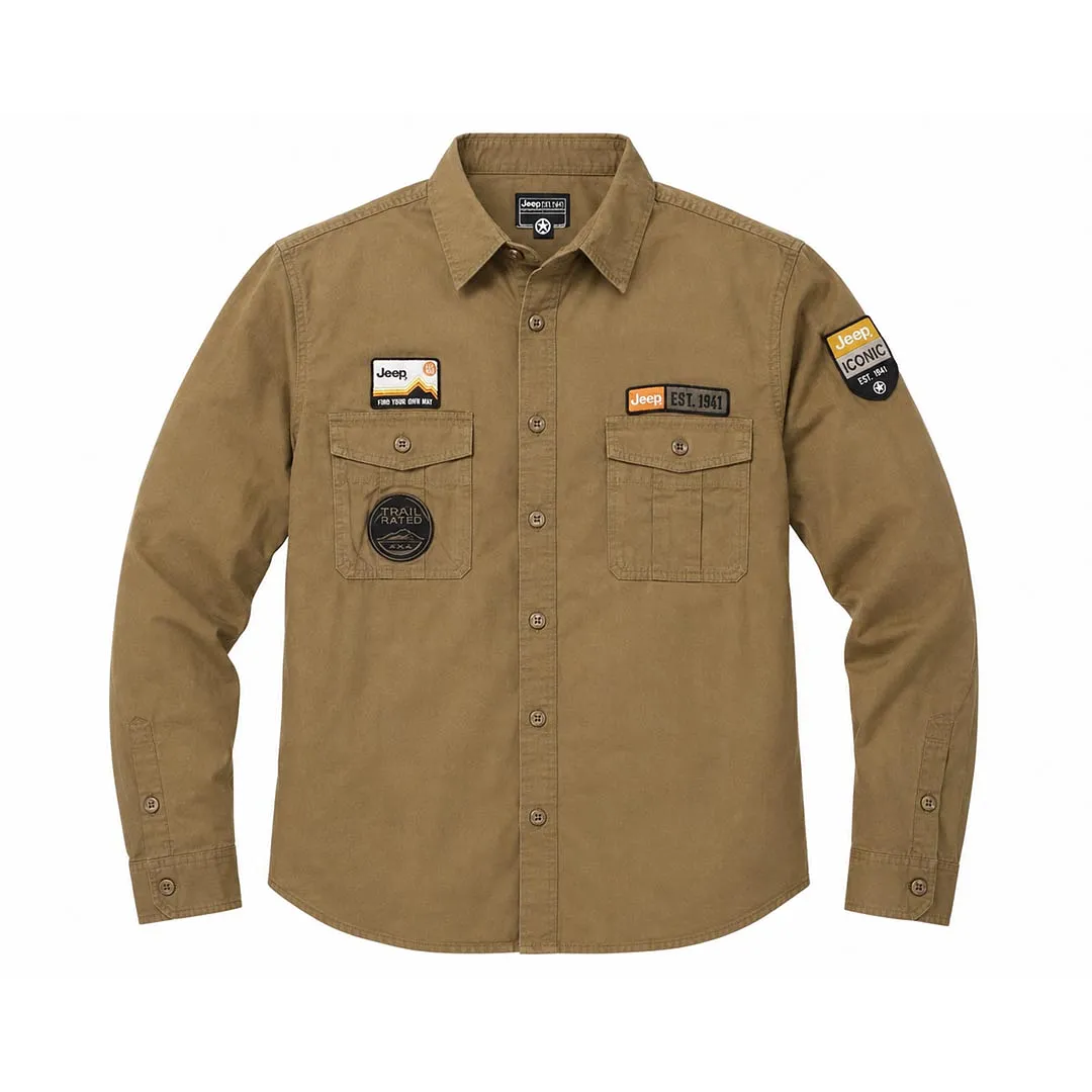 CAMISA MANGA LARGA CASUAL JEEP CABALLERO
