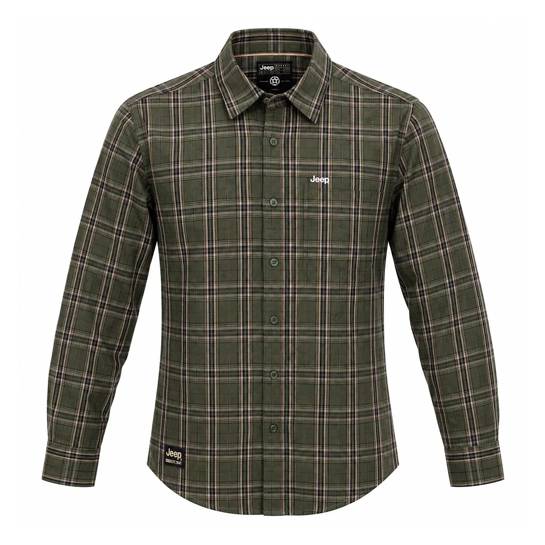 CAMISA MANGA LARGA CASUAL JEEP CABALLERO