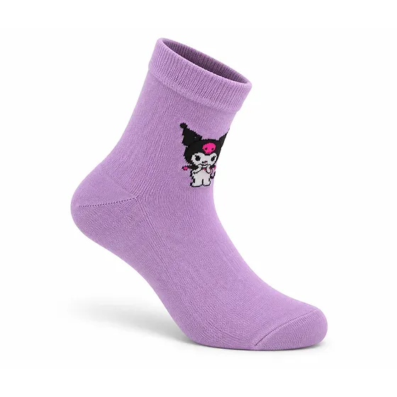 MEDIAS LARGAS HELLO KITTY AND FRIENDS KUROMI PARA NIÑA
